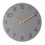 Zegar ścienny DIEGO2 śr.30 x 4 cm szary