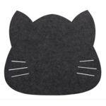 Podkładka filcowa KOT 38 x 34 cm czarny