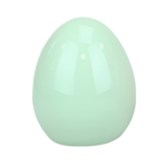Figurka ceramiczna jajko 16,5 cm zielona