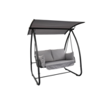 Huśtawka ze stelażem Lux 174 x 132,5 x 169 cm szara