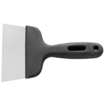 Skrobak M7 11,5 cm nierdzewna rączka plastikowa czarna