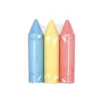 Kreda 10 cm 3 szt niebieska, żółta, czerwona