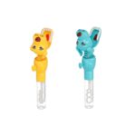 Bańki mydlane 40 ml pies 15 cm żółte/niebieskie