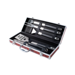 Zestaw 5 akcesoriów do grilla ze stali nierdzewnej w walizce Floraland