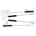 Zestaw akcesoriów do grilla szczypce, łopatka, widelec Floraland