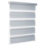 Roleta D&N 81 x 150, 1214 Srebrzysta Poświata