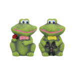 Figurka ceramiczna żaba 14 cm mix wzorów