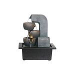 Fontanna ogrodowa z LED 21 x 17 x 26 cm ceramiczna