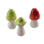 Figurka ceramiczna 6 x 12 cm muchomor mix kolorów