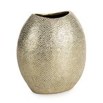 Wazon dekoracyjny ELVIN01, 18 x 12 x 20 cm szampański