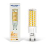 Żarówka LED G9 7 W świeczka barwa ciepła Wellmax