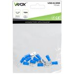 Konektory izolowane męskie 5 szt. + żeńskie 5 szt. niebieskie VDD-6.35B Vayox