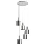 Lampa wisząca Donati 5251 E27 5 x 60 W chrom