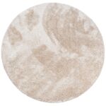 Dywan Galaxy 160 cm koło ivory