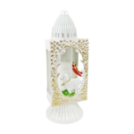 Znicz kapliczka Baranek 34 cm biały