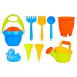Zestaw do piasku 10 elementów mix kolorów