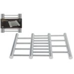 Podkładka pod garnek rozsuwana Trivet 20 x 20 x 23 cm srebrna