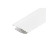 Listwa łącząca H do paneli ściennych PVC 3 m biała Cezar