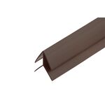 Listwa kątowa zewnętrzna do paneli ściennych PVC 3 m brązowa Cezar