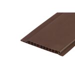 Podbitka dachowa panel ścienny PVC 10 x 260 cm brązowy Cezar