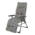 Fotel Floryda z podnóżkiem K3 grafit