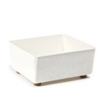 Skrzynka Saga textil 28,5 x 28,5 cm kremowy