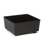 Skrzynka Saga textil 28,5 x 28,5 cm czarny