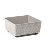 Skrzynka Saga textil 28,5 x 28,5 cm taupe