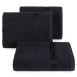 Ręcznik frotte Lori 70 x 140 cm czarny