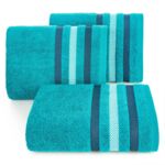 Ręcznik kąpielowy Gracja 30 x 50 cm jasnoturkusowy