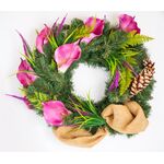 Wieniec dekorowany kalie