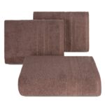 Ręcznik bawełniany Gala 70 x 140 cm jasnobrązowy