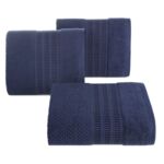 Ręcznik bawełniany Rosita 50 x 90 cm granatowy