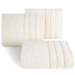 Ręcznik bawełniany Dali 70 x 140 cm kremowy