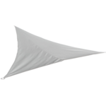 Żagiel przeciwsłoneczny ogrodowy trójkątny 3 x 3 x 4 m szary