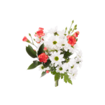 Bukiet 8, żywych kwiatów mix dł.50 cm