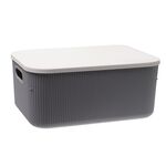 Organizer z pokrywką Lotos 6 l popiel