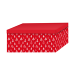 Pudło dekoracyjne choinka 2 szt. 15,6 l czerwono-białe