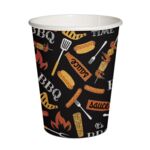 Kubki papierowe 0,25 l BBQ Party Eco 10 szt.