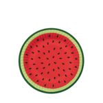 Talerze papierowe okrągłe 18 cm Watermelon Eco 10 szt.
