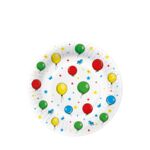 Talerz papierowy Balloons 18 cm 10 szt.