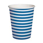 Kubki papierowe 0,25 l Stripes Eco 10 szt.