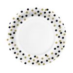 Talerze papierowe okrągłe 23 cm Confetti Eco 10 szt.