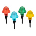 Lampka solarna Grzybek mix kolorów