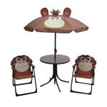 Zestaw mebli dziecięcych małpka brązowy