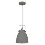 Lampa wisząca Franklin 1 x E27 szary piaskowany