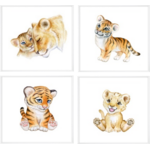 Zestaw obrazów 004, 4 x 20 x 20 cm