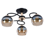 Żyrandol Matera 3 x E27 czarny