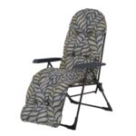 Fotel ogrodowy rozkładany z podnóżkiem Samar Plus