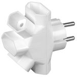 Rozgałęźnik 5 x euro, biały